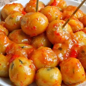 Cilok Kenyal Bumbu Kacang