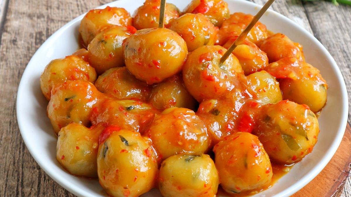 Cilok Kenyal Bumbu Kacang